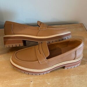 Toms Women’s Cara Tan Leather Loafers